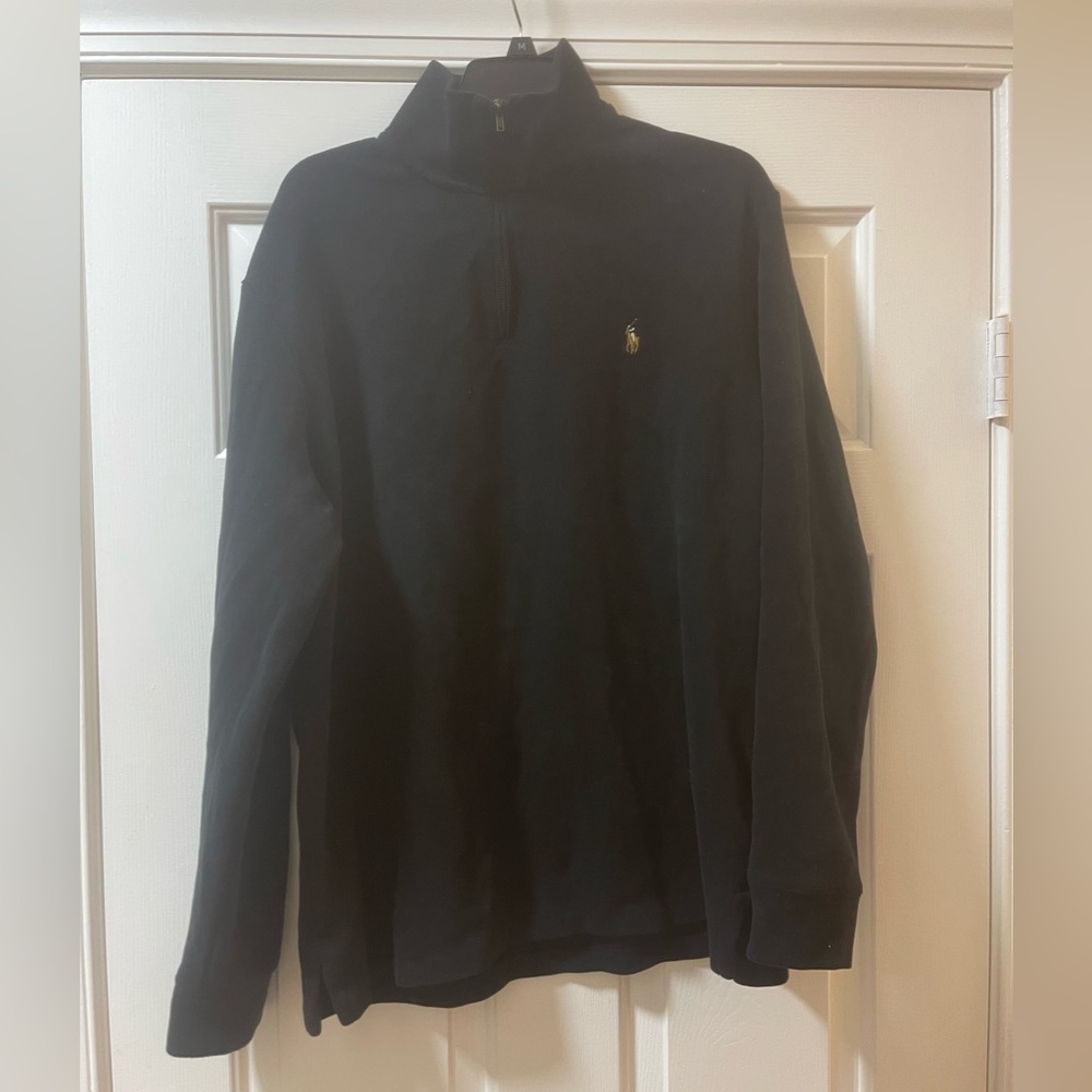 Polo Ralph Lauren Black Zip-Up Sweater